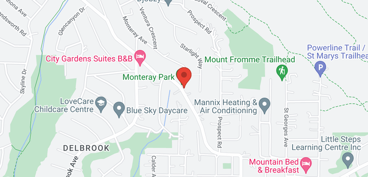 map of 282 MONTROYAL BOULEVARD